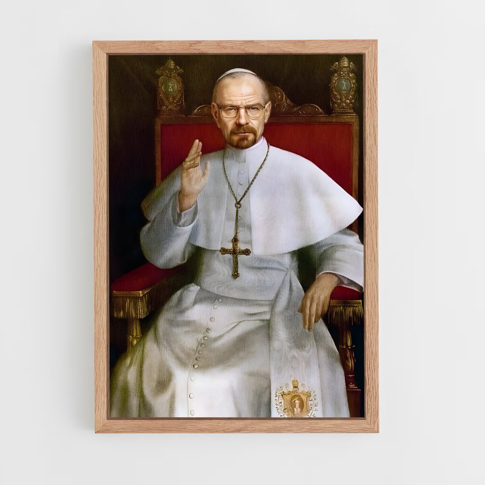 ap-pope-4 cadre Bois clair