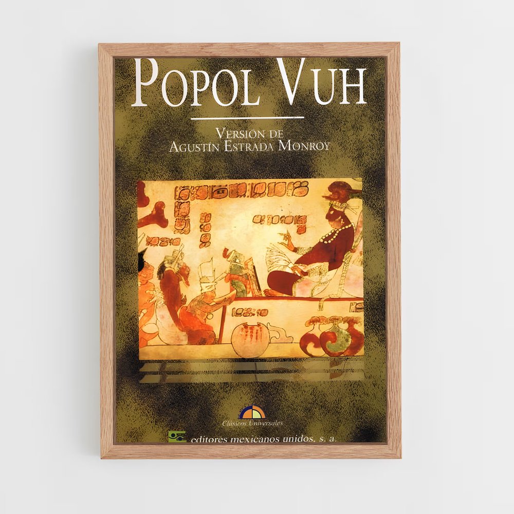 ap-popol vuh-4 cadre Bois clair