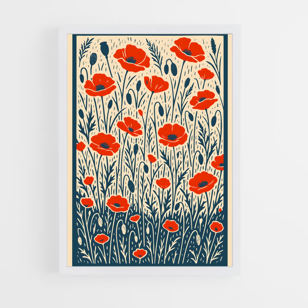 ap-poppy-7 cadre Blanc