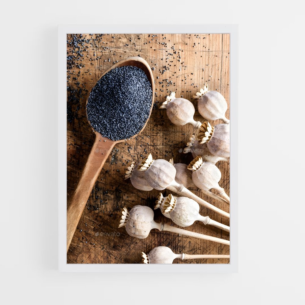 ap-poppy seeds-3 cadre Blanc