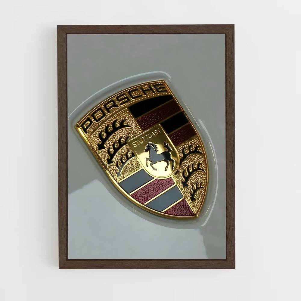 ap-porsche-3 cadre Bois foncé