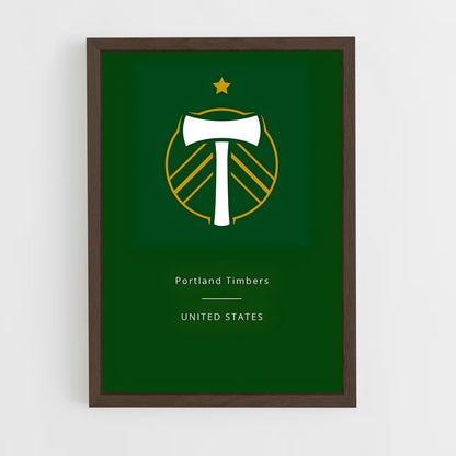 ap-portland timbers-6 cadre Bois foncé