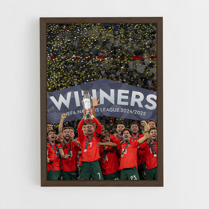 ap-portugal national football team-9 cadre Bois foncé