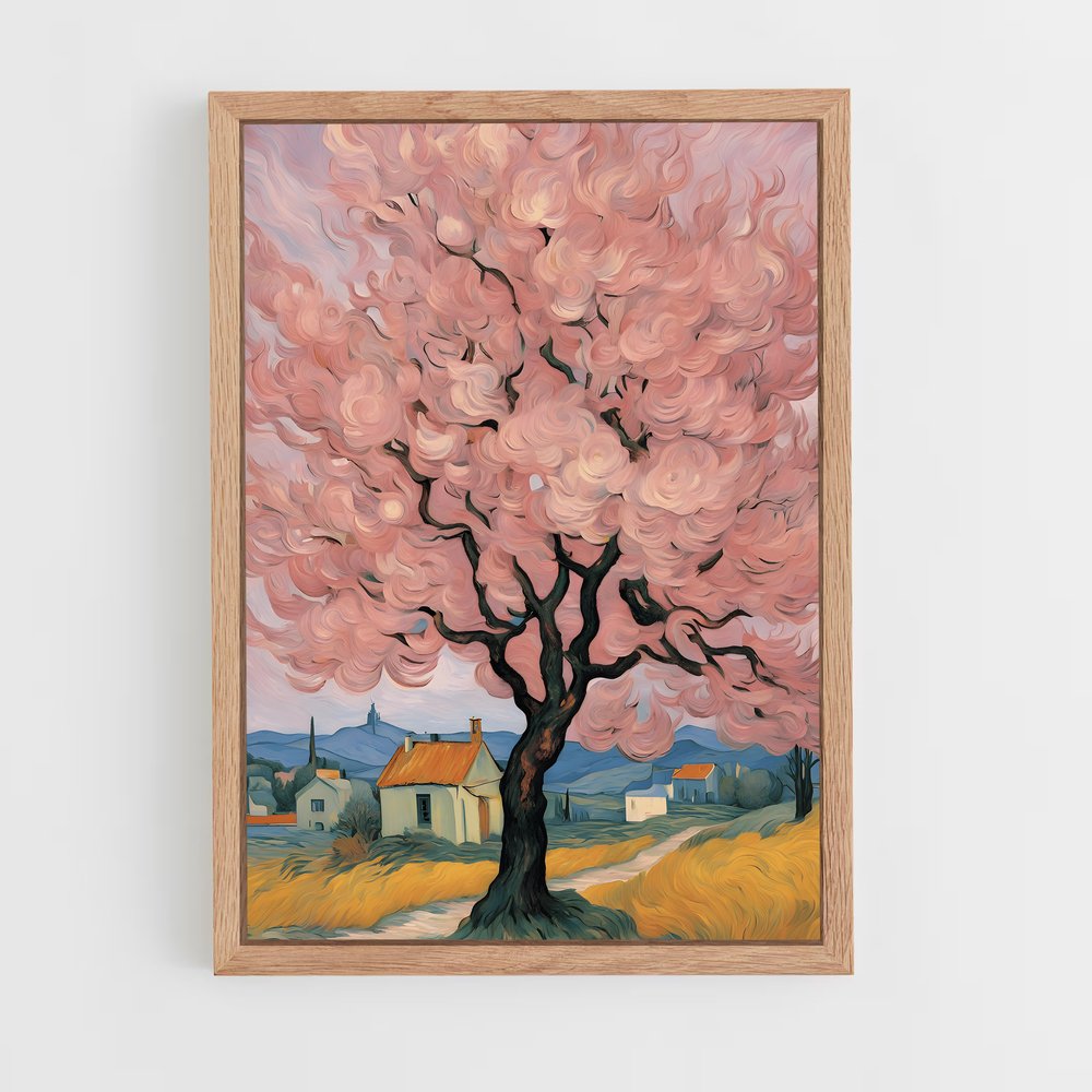 ap-post-impressionism-1 cadre Bois clair