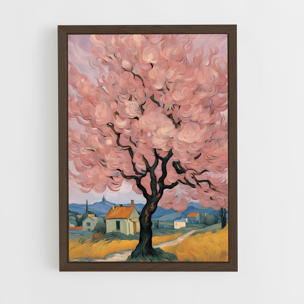 ap-post-impressionism-1 cadre Bois foncé