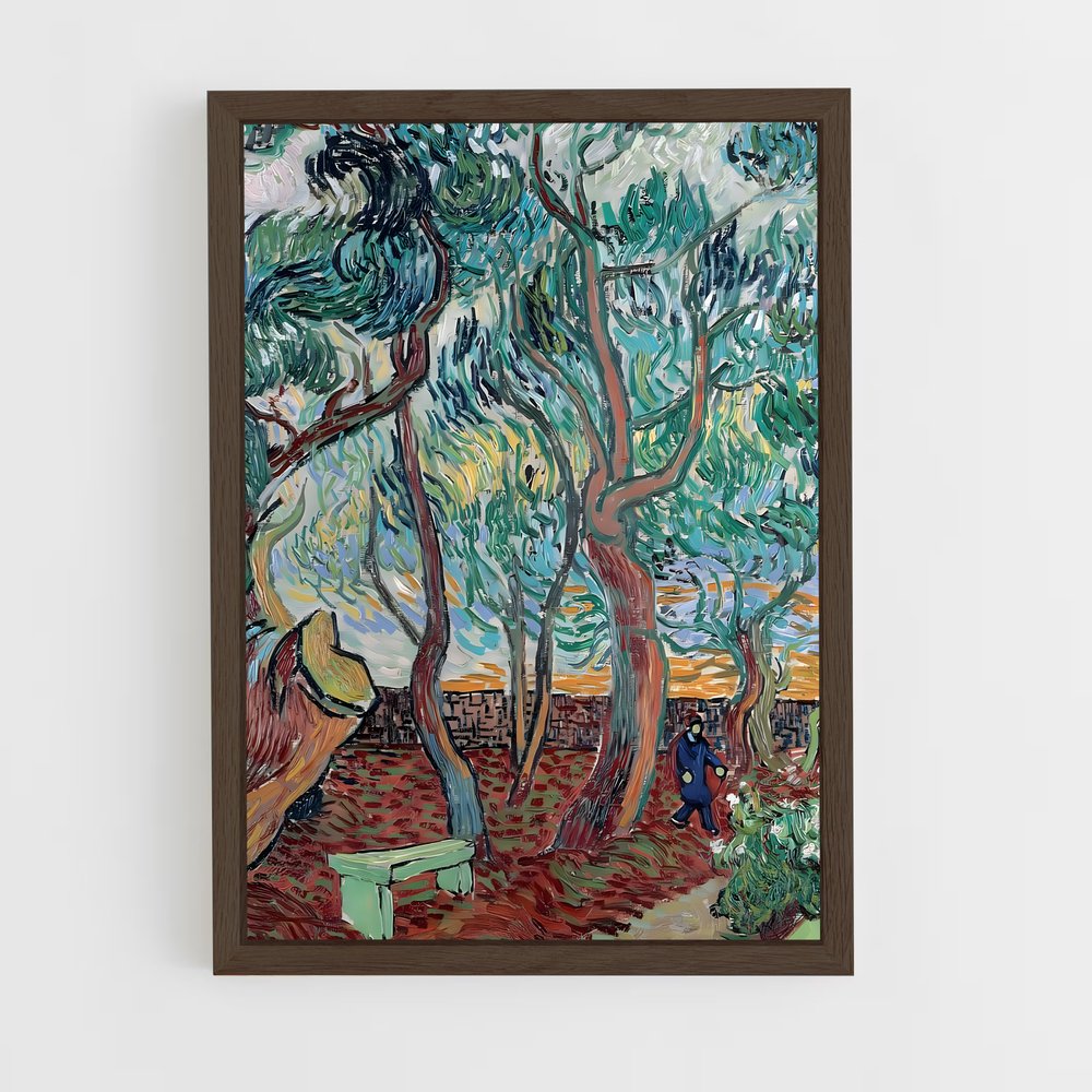ap-post-impressionism-3 cadre Bois foncé