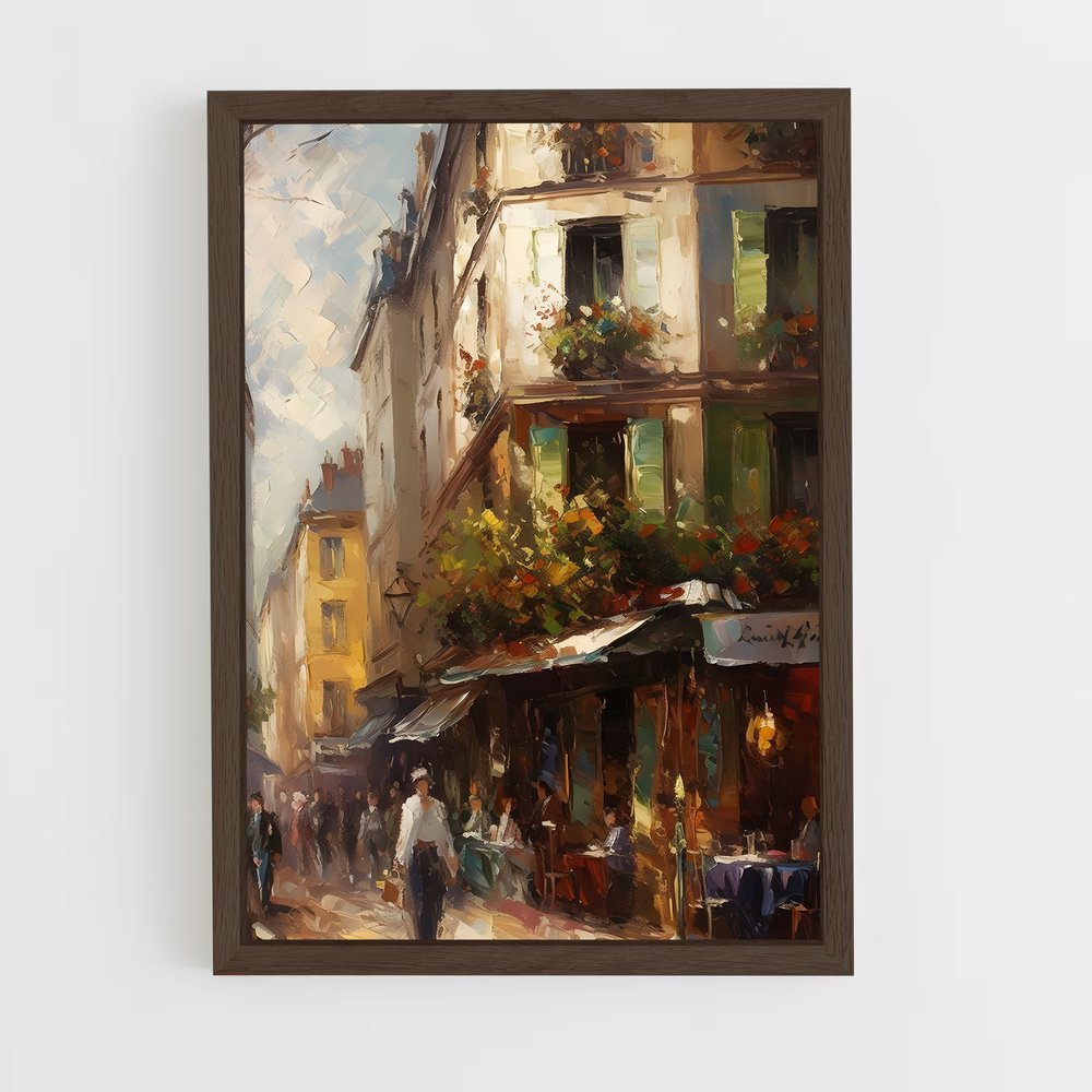 ap-post-impressionism-4 cadre Bois foncé