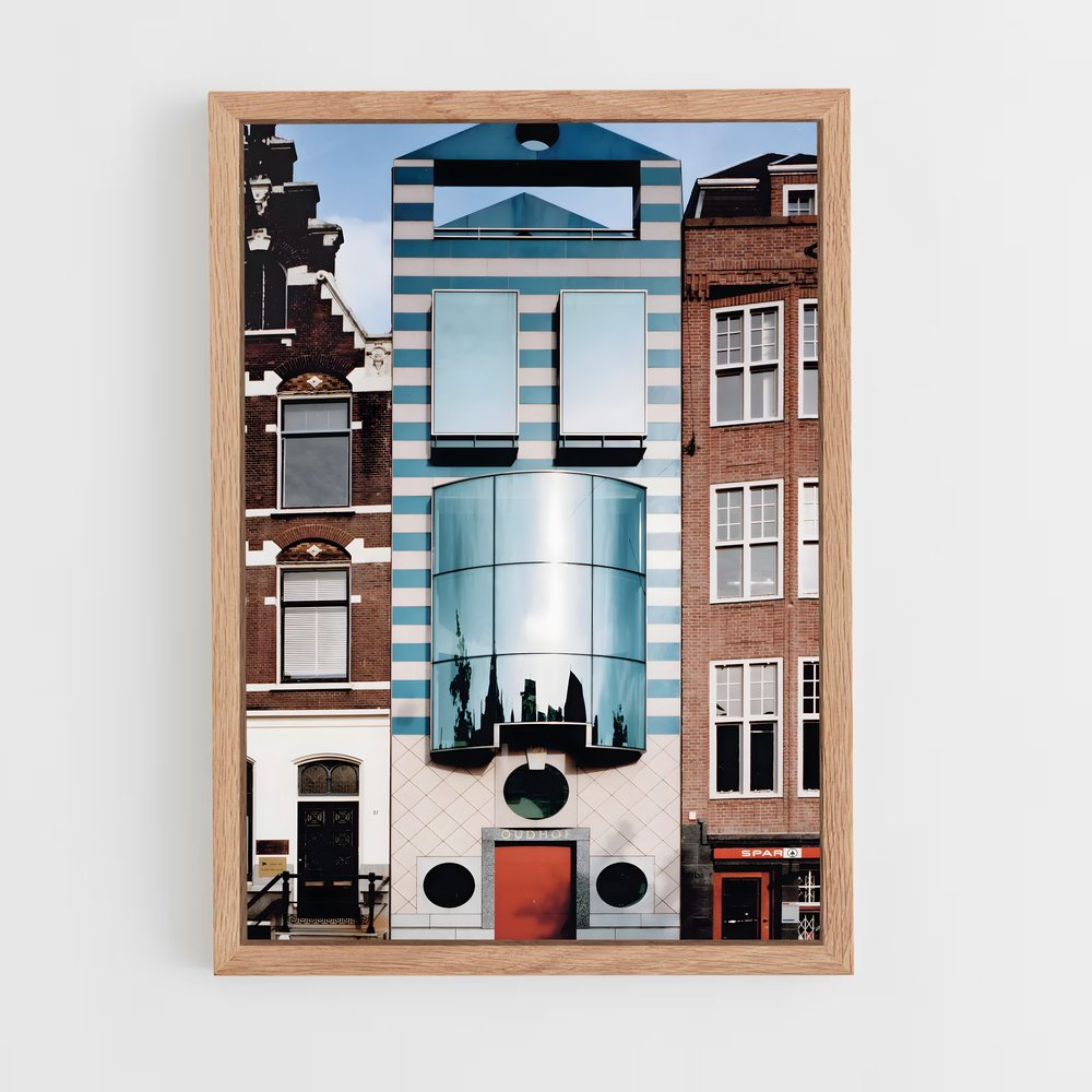 ap-postmodern architecture-1 cadre Bois clair