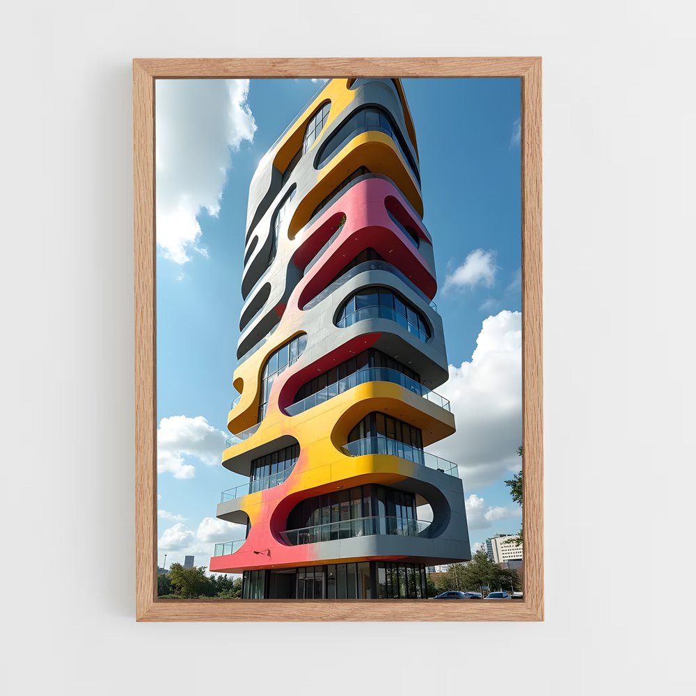 ap-postmodern architecture-2 cadre Bois clair