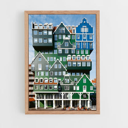 ap-postmodern architecture-3 cadre Bois clair