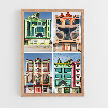 ap-postmodern architecture-5 cadre Bois clair
