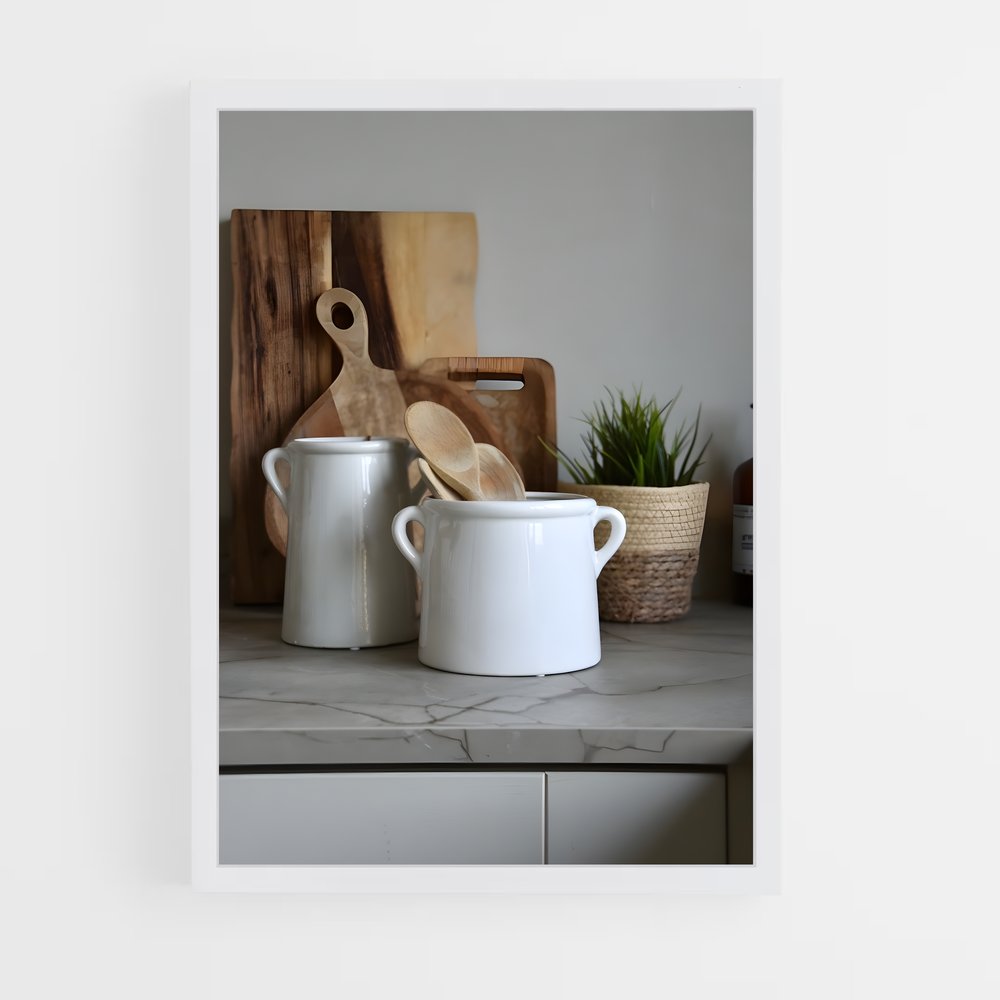 ap-pot-6 cadre Blanc