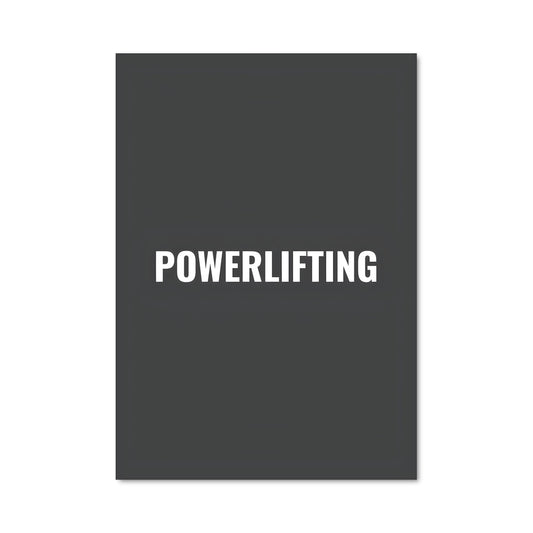 Poster Powerlifting 66724