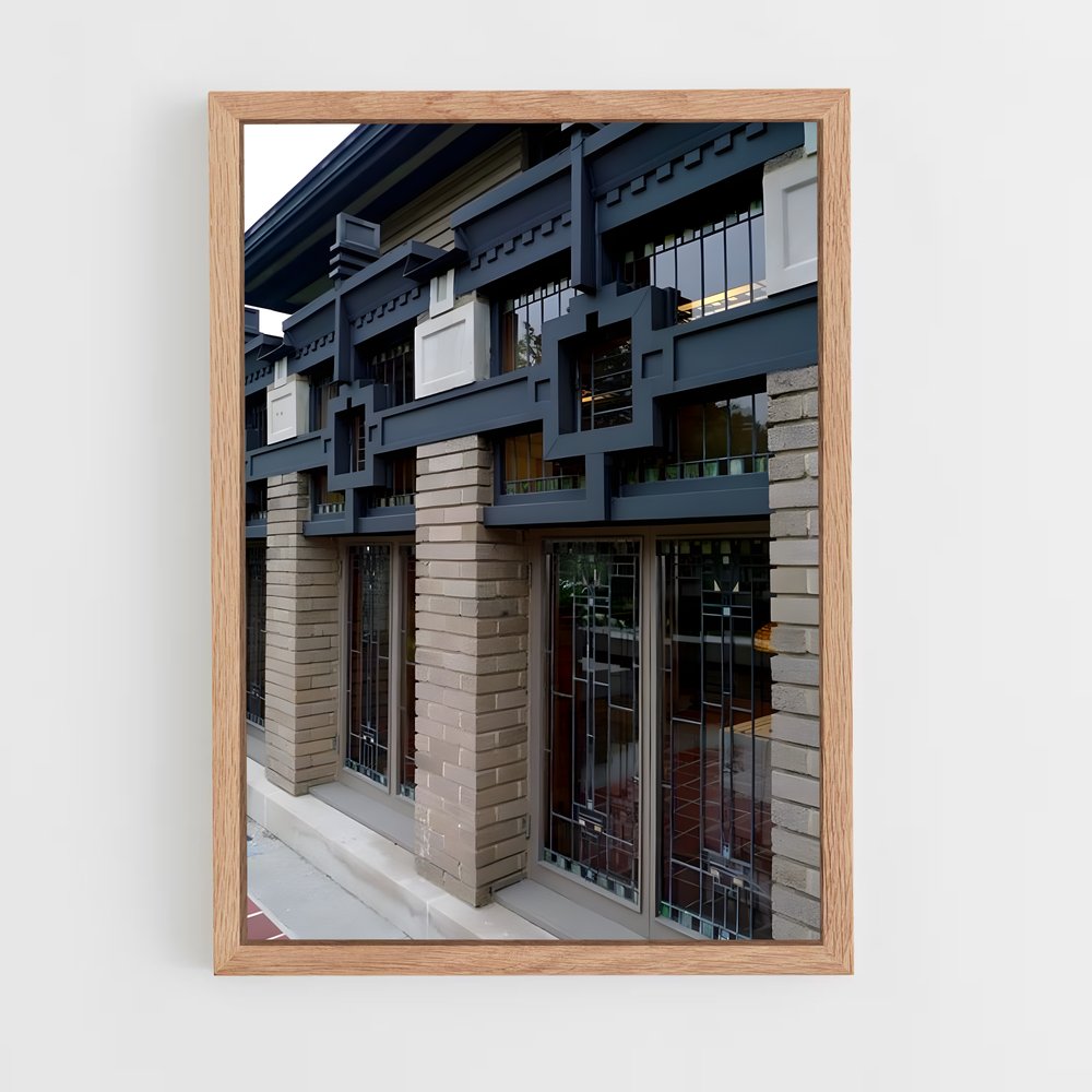 ap-prairie style architecture-1 cadre Bois clair