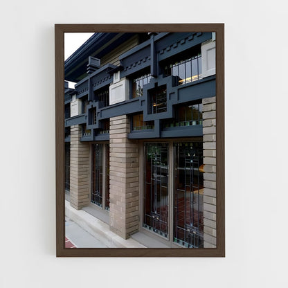 ap-prairie style architecture-1 cadre Bois foncé