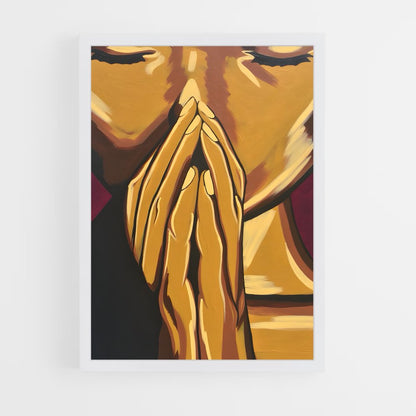 ap-prayer hands-2 cadre Blanc