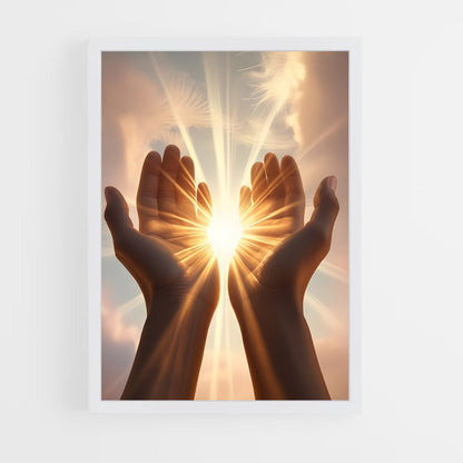 ap-prayer hands-3 cadre Blanc