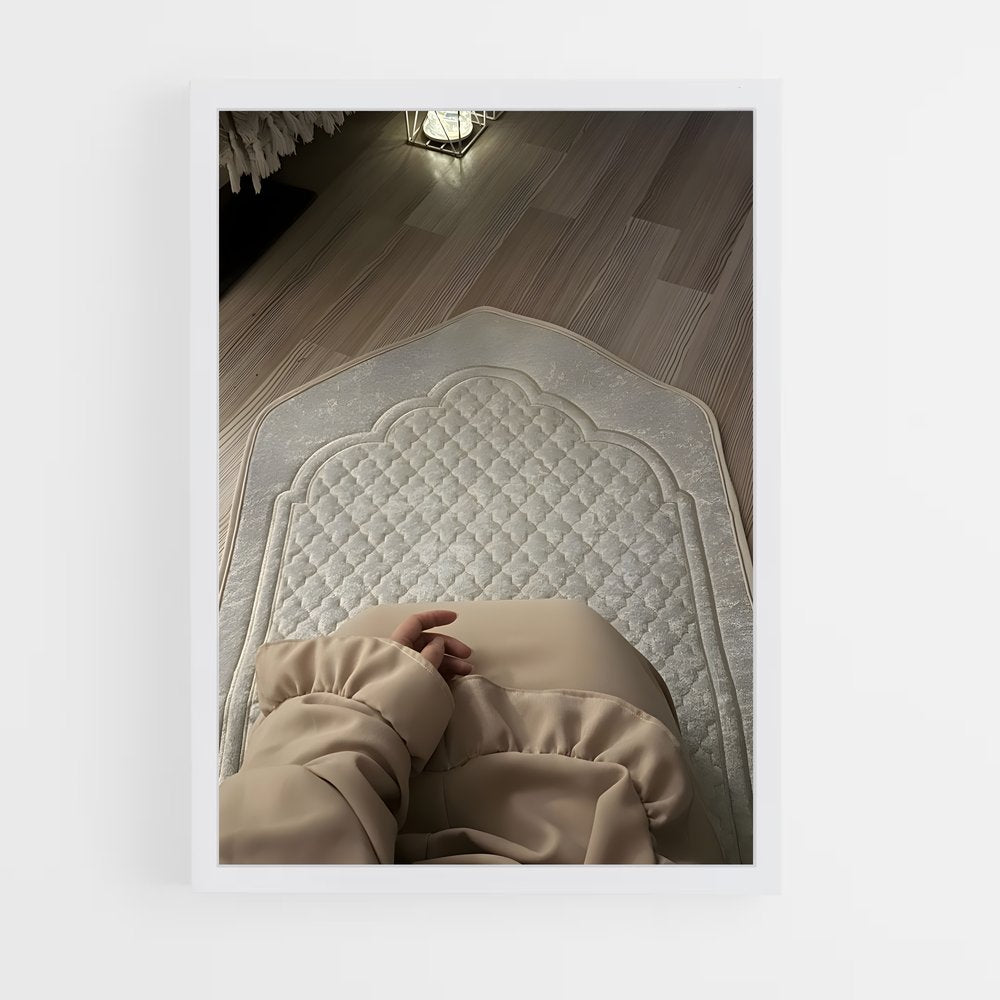 ap-prayer mat-1 cadre Blanc