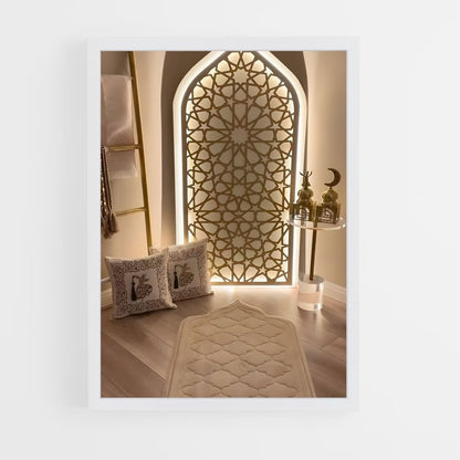 ap-prayer mat-10 cadre Blanc