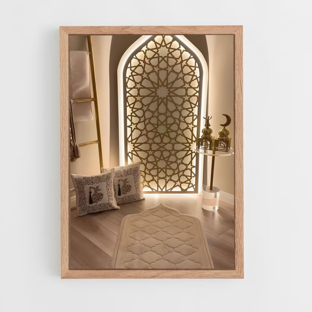 ap-prayer mat-10 cadre Bois clair