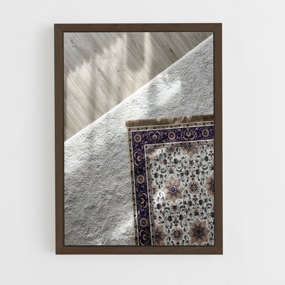 ap-prayer mat-11 cadre Bois foncé