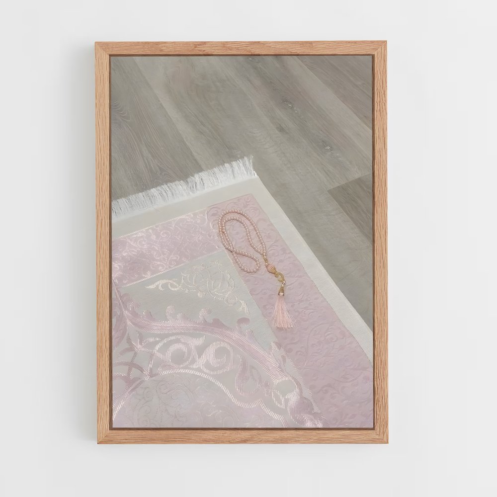 ap-prayer mat-12 cadre Bois clair