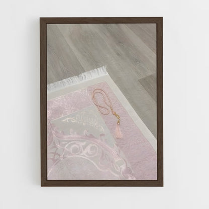 ap-prayer mat-12 cadre Bois foncé