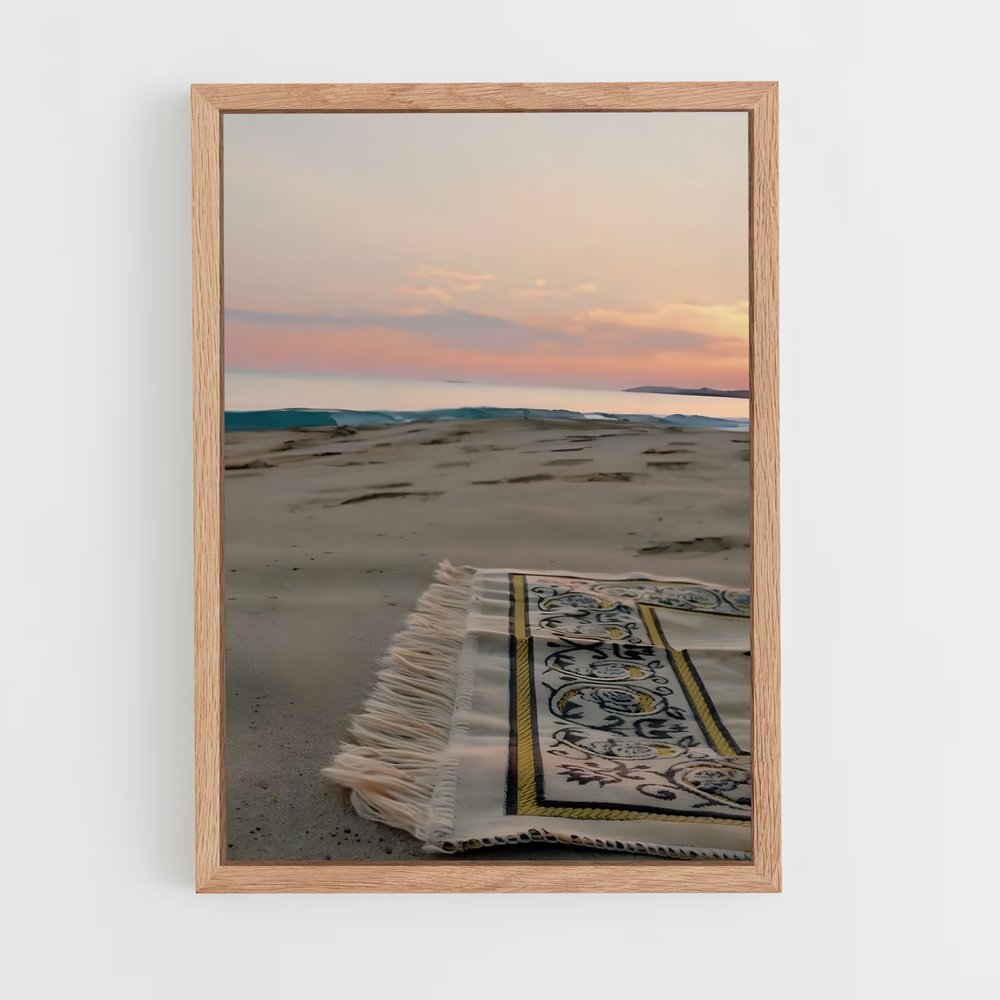 ap-prayer mat-14 cadre Bois clair