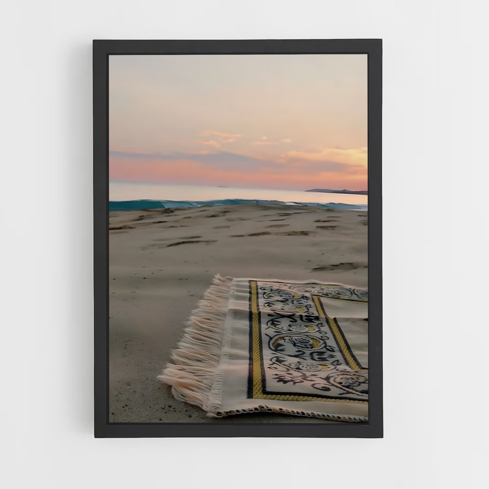 ap-prayer mat-14 cadre Noir