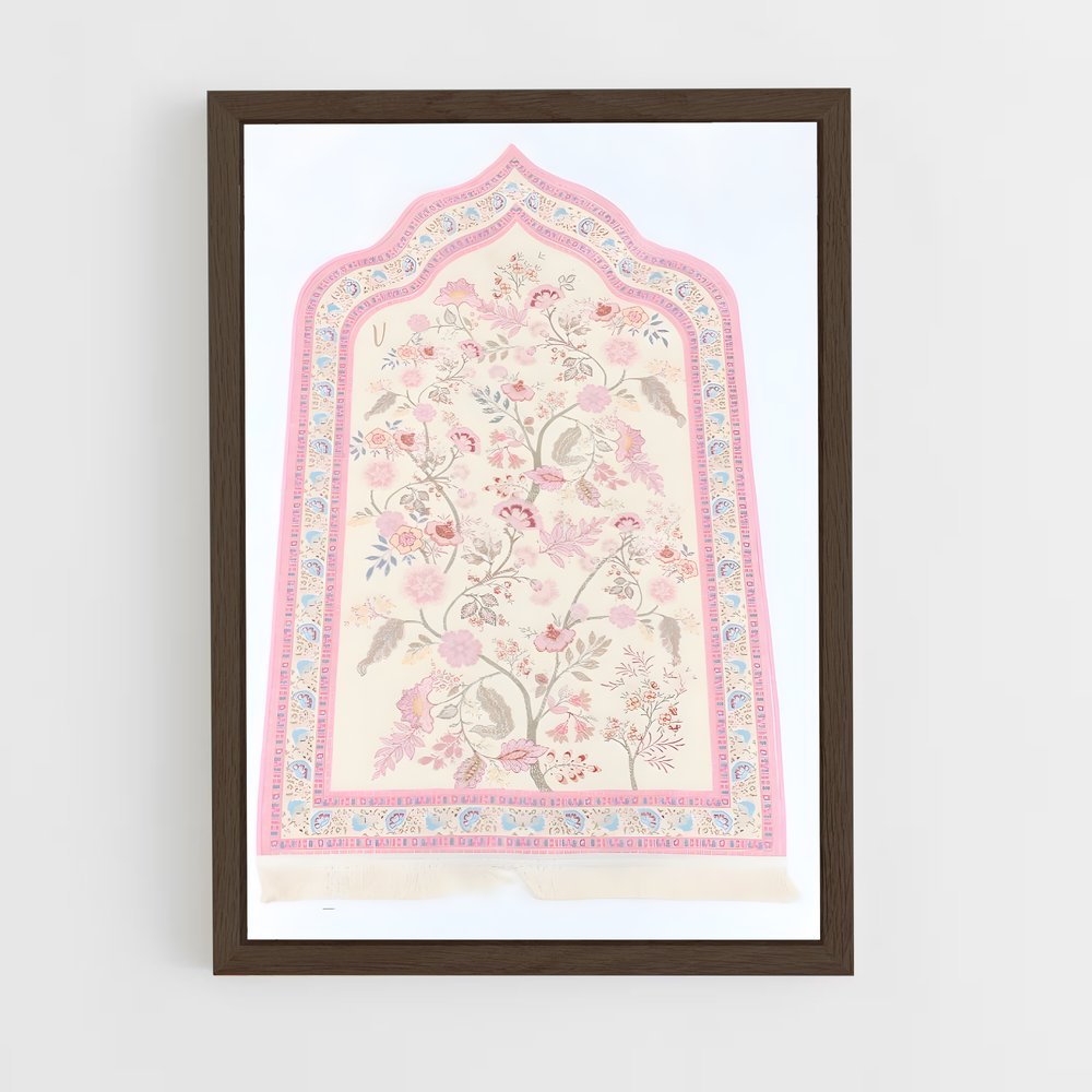 ap-prayer mat-15 cadre Bois foncé
