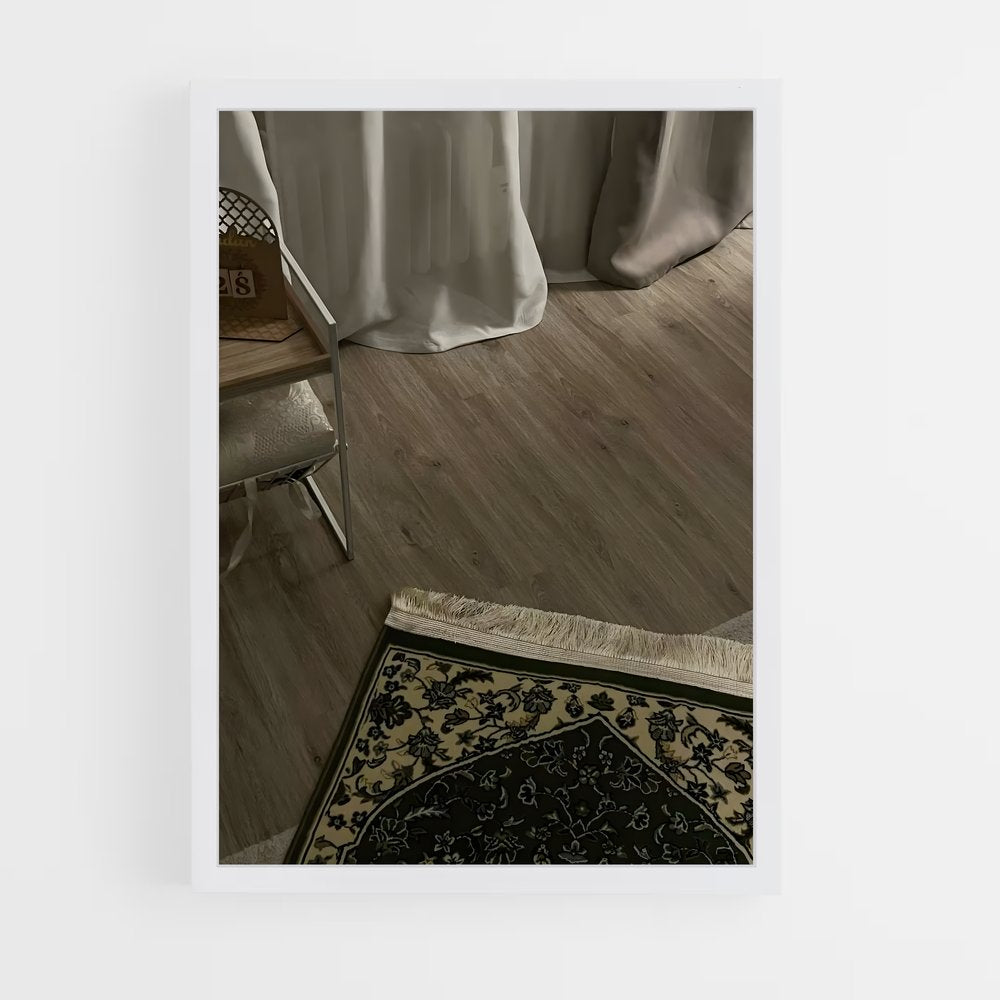 ap-prayer mat-2 cadre Blanc