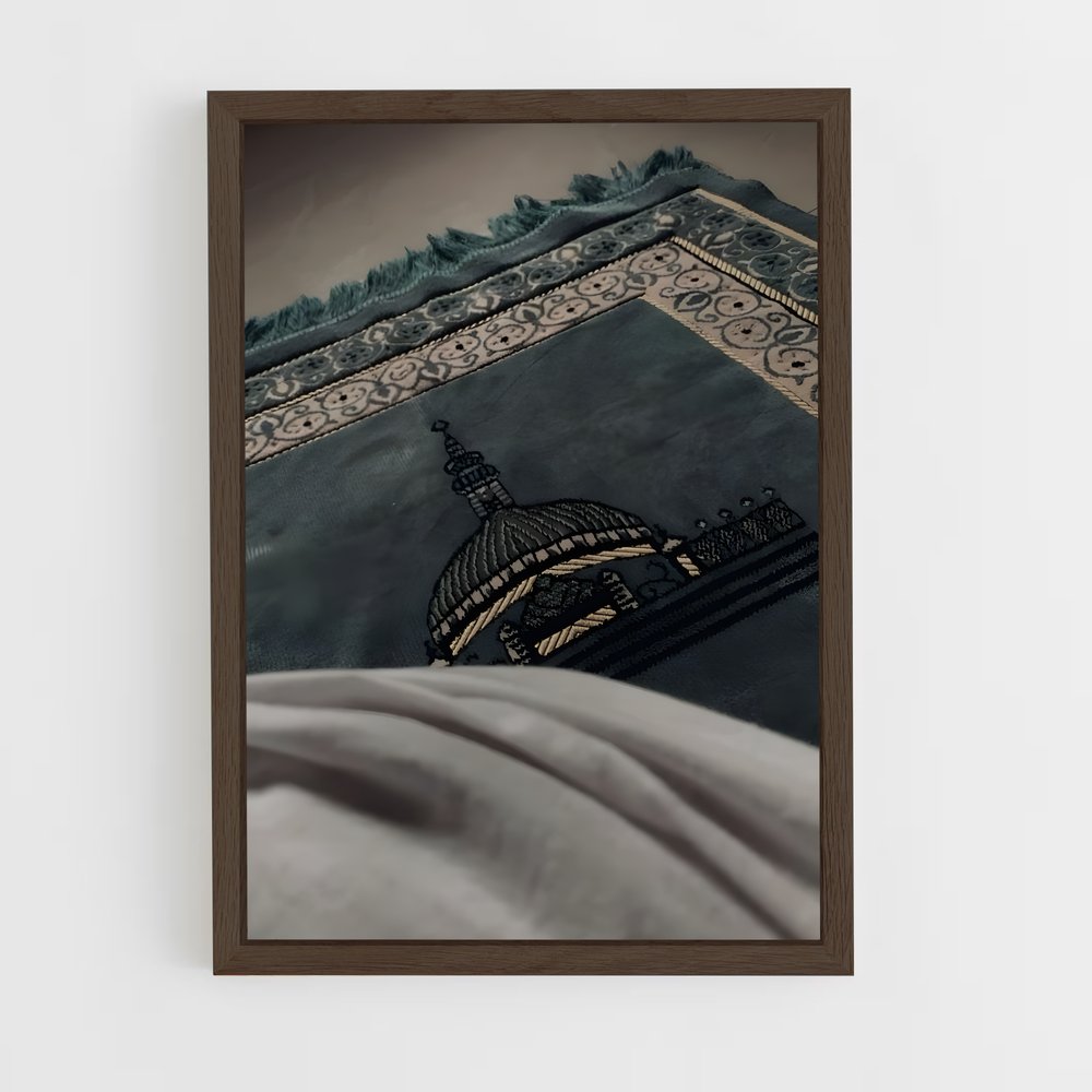 ap-prayer mat-3 cadre Bois foncé