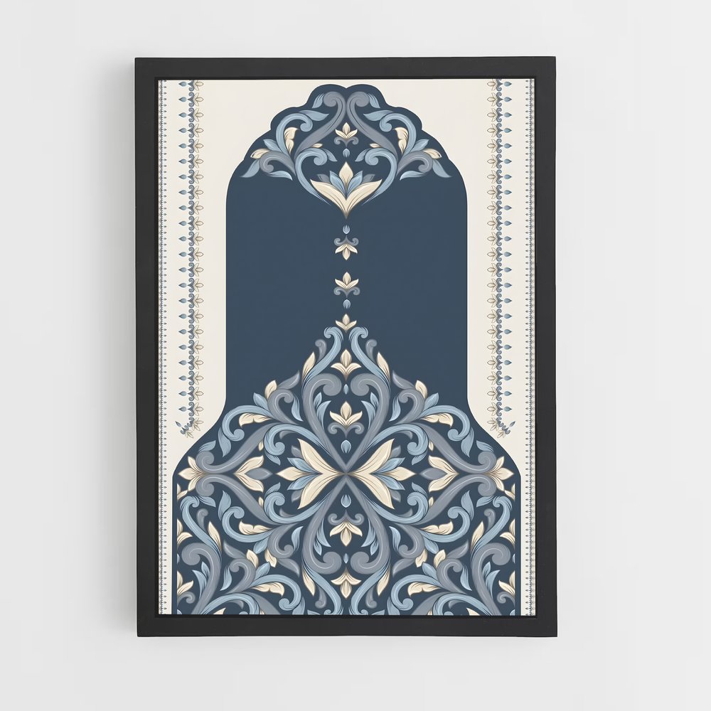 ap-prayer mat-4 cadre Noir