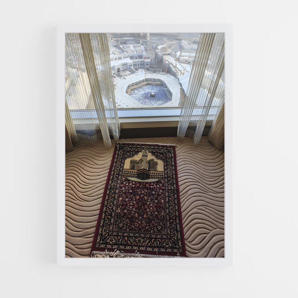 ap-prayer mat-5 cadre Blanc