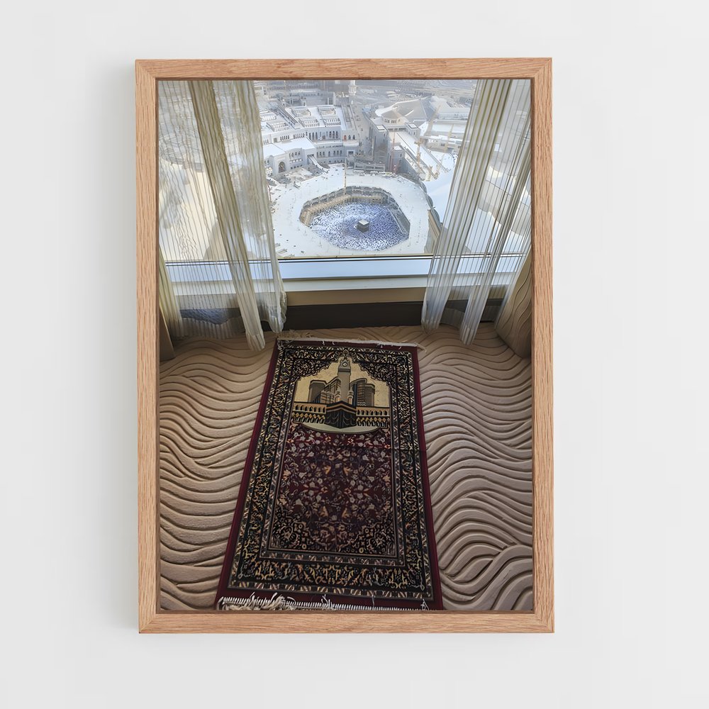 ap-prayer mat-5 cadre Bois clair