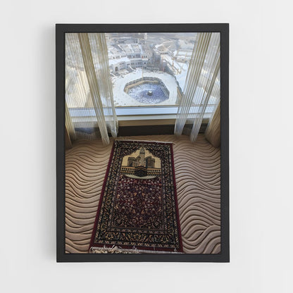 ap-prayer mat-5 cadre Noir