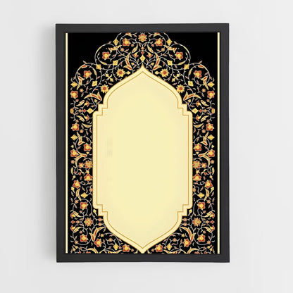 ap-prayer mat-7 cadre Noir