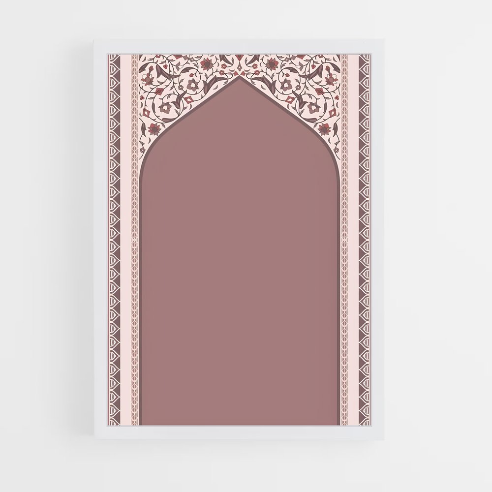 ap-prayer mat-8 cadre Blanc