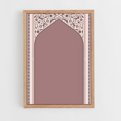 ap-prayer mat-8 cadre Bois clair