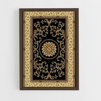 ap-prayer mat-9 cadre Bois foncé