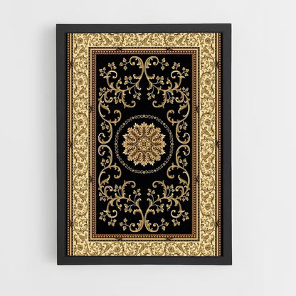 ap-prayer mat-9 cadre Noir
