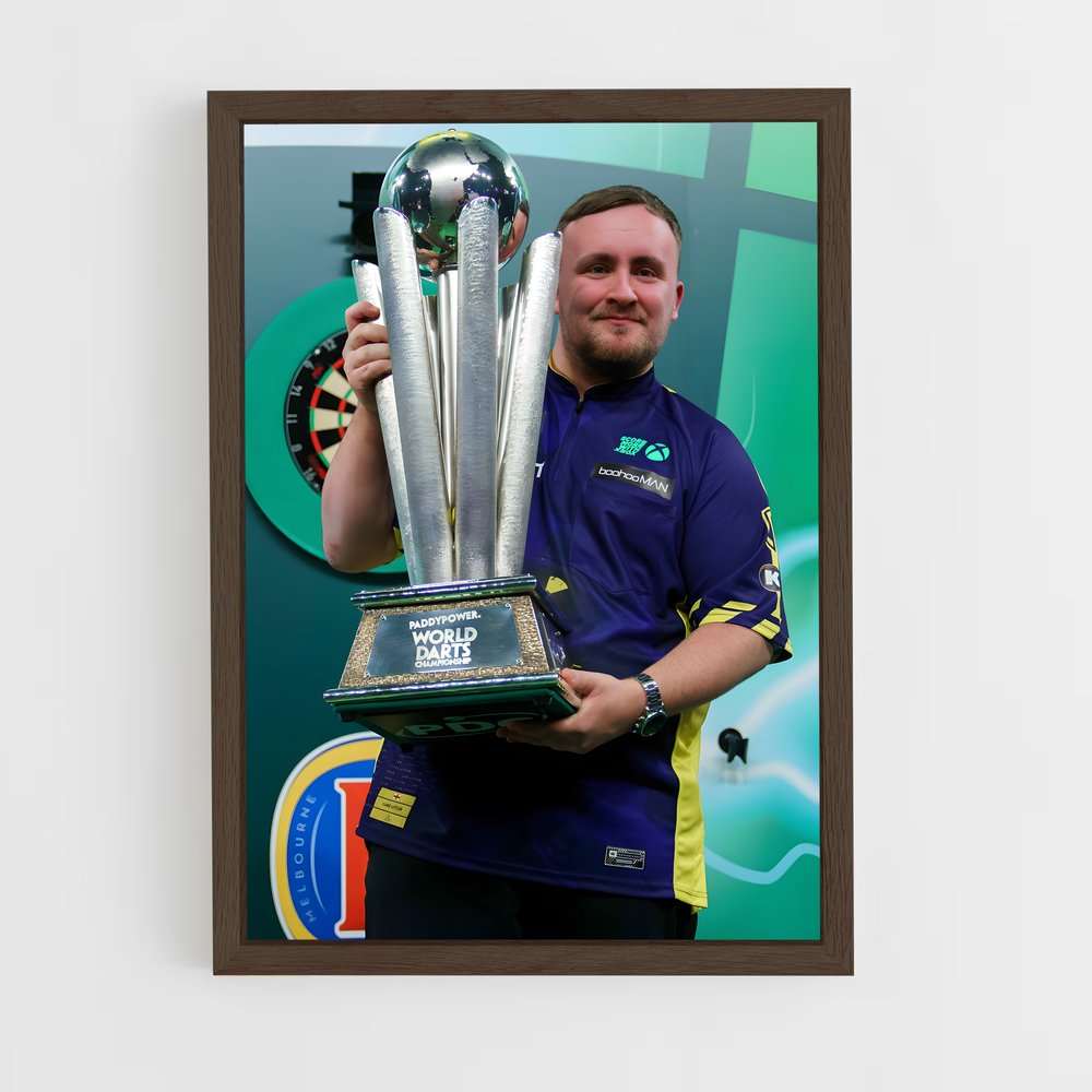 ap-premier league darts-2 cadre Bois foncé