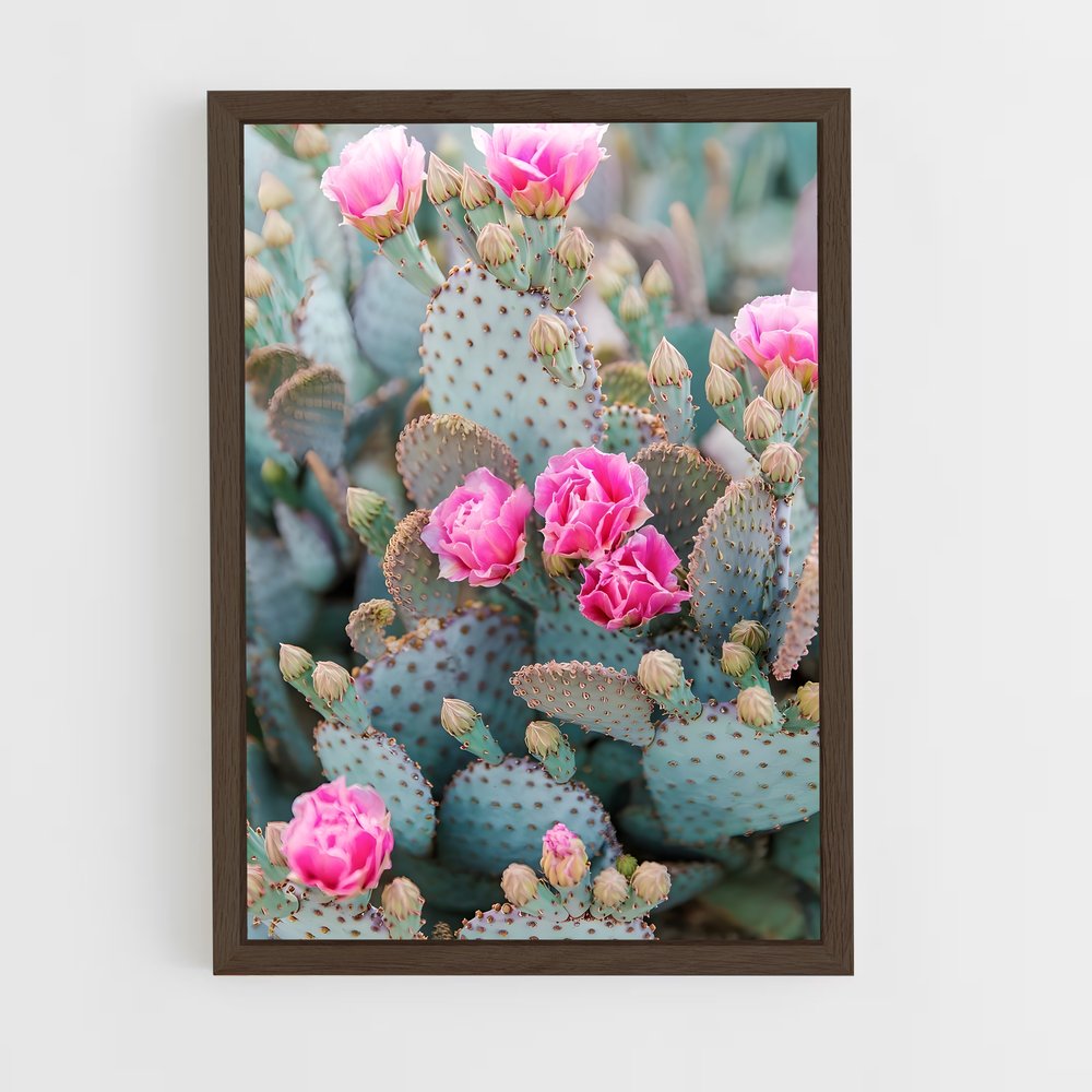 ap-prickly pear-1 cadre Bois foncé