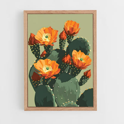 ap-prickly pear-4 cadre Bois clair