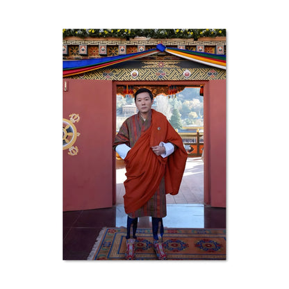 Poster Le Moine du Bhutan
