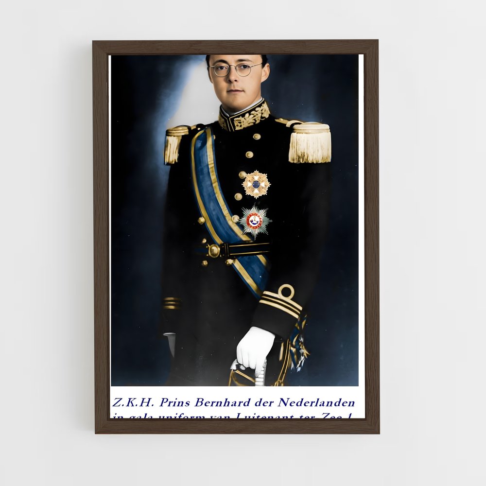 ap-prince bernhard-5 cadre Bois foncé