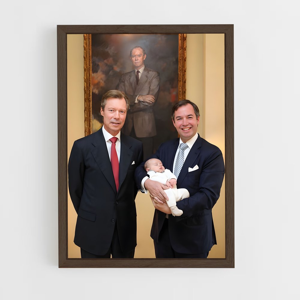 ap-prince charles-1 cadre Bois foncé