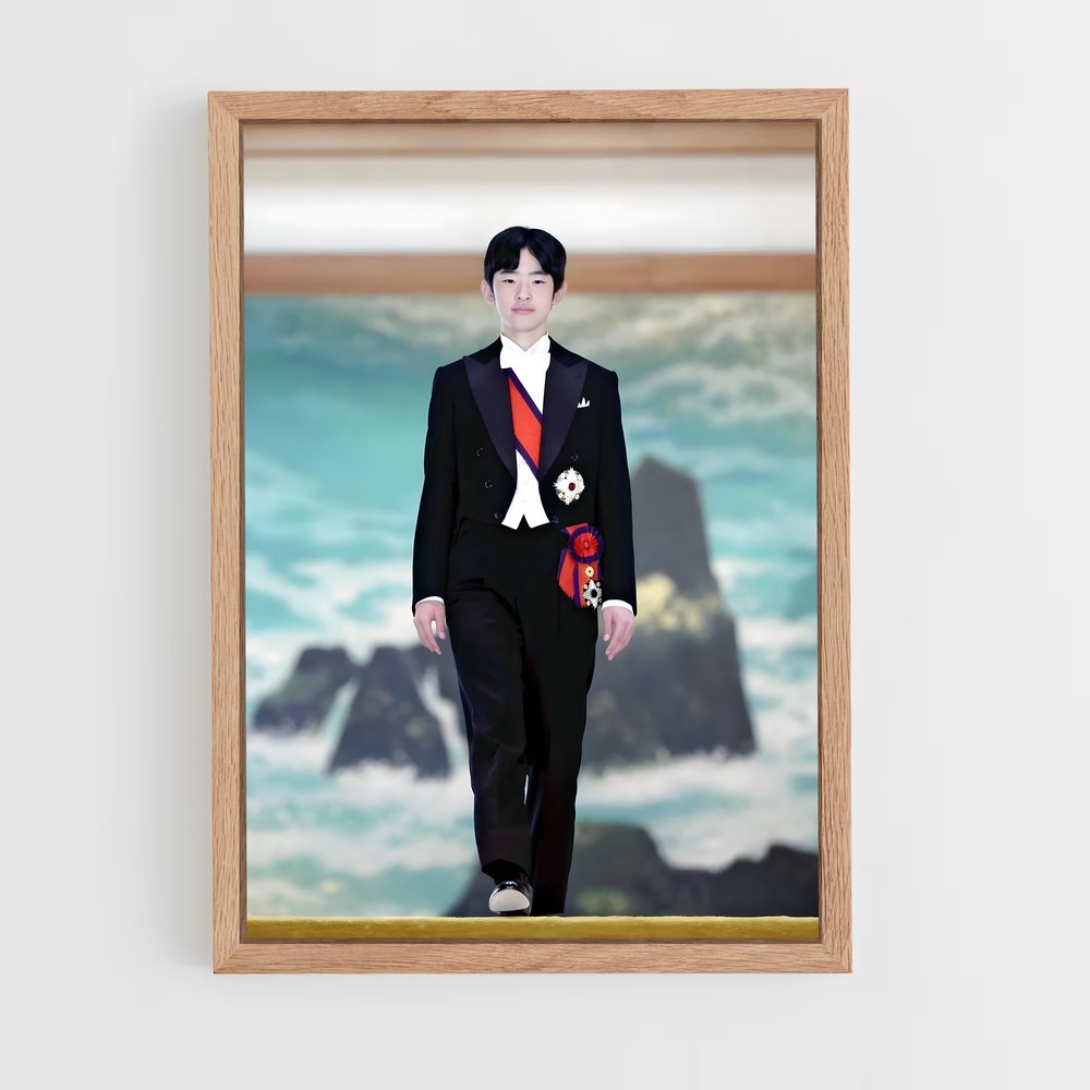 ap-prince hisahito-6 cadre Bois clair