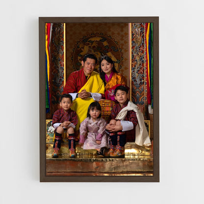 ap-prince jigme namgyel wangchuck-2 cadre Bois foncé