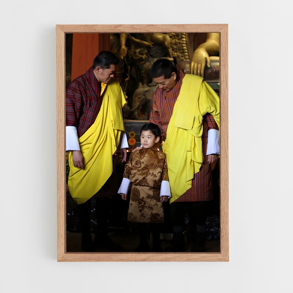 ap-prince jigme namgyel wangchuck-8 cadre Bois clair